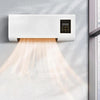 Ventilador de pared para aire acondicionado, ventilador de refrigeración y calefacción para el hogar, calefactor eléctrico, enchufe de 2 clavijas de 110 V (EE. UU.)
