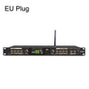 MP-300 Pre-procesador excitador de audio profesional con Bluetooth, entrada óptica USB para escenarios KTV, enchufe europeo (negro)