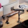 Soporte para monitor con brazo robótico invertido de altura ajustable para escritorio NORTH BAYOU (H100-G Negro)