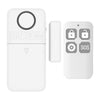 Juego de 2 alarmas inalámbricas para puertas y ventanas con control remoto, sensor magnético de 130 dB para seguridad del hogar, 4 modos (blanco)
