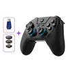 Mando de juegos BSP G3 Tri-Mode con joysticks de carbono y teclas macro para PC / Switch / PS4 / iOS y Android con receptor negro