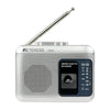 Radio reproductora de casetes portátil retro RETEKESS TR606 (plateada)