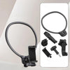 Soporte de cuello de silicona para cámara de acción, flexible, con rotación de 360 grados y montaje tipo collarín. Kit completo.