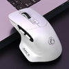 Ratón inalámbrico iMICE G209, modo dual, Bluetooth 2.4G, ergonómico, recargable, óptico (blanco)
