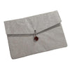 Bolso portátil para portátil, suave e impermeable, de tela similar al papel, ultraligero, con compartimento interior para tableta, tamaño: 11,6 pulgadas (gris).