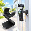 Soporte magnético envolvente para Insta360 Luna Pro / Ultra, con ángulo ajustable y plegable, para uso manos libres (negro).