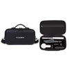 Estuche rígido de transporte para kit de cámara Insta360 X6: bolsa de almacenamiento de viaje impermeable con correa para el hombro (modelo negro con texto)