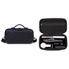 Estuche rígido de transporte para el kit de cámara Insta360 X6: bolsa de almacenamiento de viaje impermeable con correa para el hombro (negro liso)