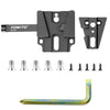 Base de placa V-Mount FOMITO VK-02 con placa de liberación rápida para montaje en jaula (negro)