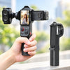 Empuñadura de mano para grabación vertical y soporte horizontal para el cuerpo de la Insta360 Luna Pro / Luna Ultra (Negro)