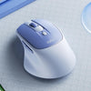 Ratón ergonómico inalámbrico recargable Inphic M2, silencioso, 2,4 GHz (azul)