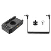 Base de alimentación para baterías FOMITO NP-45W multifunción con placa para baterías NP-F y múltiples puertos de salida.