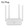Router inalámbrico 4G LTE CPE con ranura para tarjeta Micro SIM y enchufe europeo (blanco)