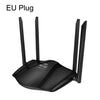 Router inalámbrico CPE 4G LTE R106-E, 300 Mbps, ranura para tarjeta SIM, soporte para 32 usuarios, antenas de alta ganancia, enchufe UE (negro)