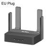 Router CPE 4G (Edición Europa-Asia) con ranura para tarjeta SIM y función de hotspot portátil; enchufe europeo (negro)
