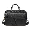 Maletín portátil para laptop, impermeable y resistente a los golpes, de gran capacidad y con asa; tamaño: 13-14 pulgadas (negro)