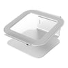 Soporte de refrigeración para computadora portátil de aleación de aluminio ajustable en altura 360 rotación ergonómico soporte para computadora portátil de 10-17 pulgadas para MacBook Air Pro