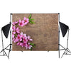 Tela de fondo de fotografía de fotografía de flores de grano 3D de 1.25 m x 0,8 m de madera (MB20)