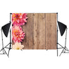 Tela de fondo de fotografía de flores de grano de madera de 1.25 m x 0,8 m de madera (MB23)