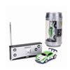 Coke Can Mini RC Car Radio Control remoto Micro Racing Car (Verde + Blanco)