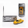 Coke Can Mini RC Car Radio Control remoto Micro Racing Car (Amarillo)