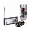 Coke Can Mini RC Car Radio Control remoto Micro Racing Car (Negro + Naranja)