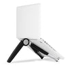 Tablet PC Laptop Soporte de escritorio Soporte triangular de enfriamiento (Negro)