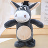 Juguete interactivo electrónico para mascotas, caminar inteligente, hablar, burro pequeño, regalo de cumpleaños para niños