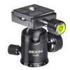 Trípode de aleación de aluminio con rotación de 360 grados BEXIN Cabezal de bola de 30 mm con placa de liberación rápida
