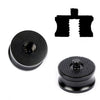 3 PCS 3/8 pulgadas femenina a 1/4 pulgada de aleación de aluminio de tornillo masculino