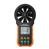 PEAKMETER Pantalla digital de alta precisión Instrumento de medición de volumen de aire de velocidad del viento MS6252B Temperatura, humedad, USB