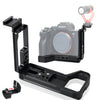 BEXIN Push-Pull Type Vertical Shoot Soporte de base de placa en L de liberación rápida con zapata para Sony ILCE-7RM4 / A7R4 / A7R IV