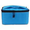 Caja de inserción acolchada resistente al agua con cremallera impermeable con cremallera extraíble bolsas de cámara (azul)