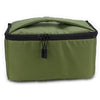 Caja de inserción acolchada resistente al agua con cremallera impermeable con cremallera desmontable extraíble bolsas de cámara (Ejército Verde)