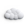 Reposamuñecas en la nube, alfombrilla de ratón de espuma viscoelástica, muñequera para escritorio de oficina (blanco)