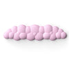 Reposamuñecas en la nube, almohadilla para teclado de espuma viscoelástica, muñequera para escritorio de oficina (rosa)