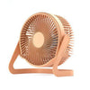 Mini ventilador eléctrico USB de escritorio (rosa)