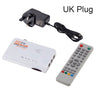 HDMI + AV OUT 1080P Receptor de satélite digital HD TV HD TV DVB-T-T2 TV TV AV TUNER CONVERADOR CON CONTROL REMOTO, SOPORTE MPEG4 (blanco)