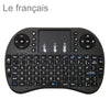 Idioma de soporte: teclado inalámbrico francés i8 Air Mouse con panel táctil para Android TV Box y Smart TV y PC Tablet y Xbox360 y PS3 y HTPC / IPTV