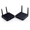 Measy FHD686 Full HD 1080P 3D 5-5.8GHz Transmisor HDMI inalámbrico (transmisor + receptor) con pantalla, admite control remoto por infrarrojos y la misma función de pantalla inalámbrica, distancia de transmisión: 200 m