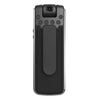 Bolígrafo de grabación de cámara HD 1080P con diseño de clip trasero B18, compatible con detección de movimiento / visión nocturna por infrarrojos / cámara de rotación de 180 grados / tarjeta TF (gris plateado)