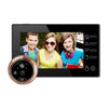 M4300D Pantalla TFT a color de 4.3 pulgadas Cámara de seguridad de 3.0MP Timbre inteligente con video, compatible con tarjeta TF (32GB máx.) Y visión nocturna y detección de movimiento (negro)