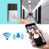 VESAFE VS-A4 HD 720P Cámara de seguridad Smart WiFi Video Timbre intercomunicador, compatible con tarjeta TF, visión nocturna por infrarrojos y aplicación de detección de movimiento para IOS y Android (plateado)