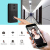 VESAFE VS-A5 HD 720P Cámara de seguridad Smart WiFi Video Timbre intercomunicador, compatible con tarjeta TF y aplicación de detección de movimiento y visión nocturna por infrarrojos para IOS y Android (con Ding Dong / Chime) (Negro)