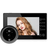 Cámara de detección de movimiento Danmini Q10 de 4,3 pulgadas con videovigilancia y visor digital inteligente, compatible con tarjeta TF (negro)