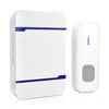 N15K-1T1-B Timbre inalámbrico WiFi de 110 dB, resistente al agua IP55, de bajo consumo, con luz nocturna y alcance de 300 m (blanco).