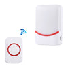 CMF1188 Timbre inalámbrico con control remoto de música para el hogar con 38 tonos de llamada y luces intermitentes de colores + tonos de llamada / tonos de llamada / luces intermitentes de colores de 3 modos (blanco)