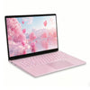 Portátil GXMO T152J de 15,6 pulgadas, 16 GB + 512 GB, Windows 11 Pro, Intel Celeron N5100 de cuatro núcleos, compatible con desbloqueo por huella dactilar, enchufe de la UE (rosa)