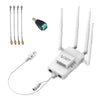 VONETS VAR600-H Repetidor WiFi de puente inalámbrico de 600 Mbps, con 4 antenas + juego de adaptador CC