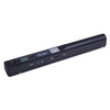 Escáner de mano de documento móvil ISCAN01 con pantalla LED, sensor de imagen de contacto A4 (negro)